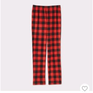Wondershop Buffalo Red Check Fleece Pajama Pants